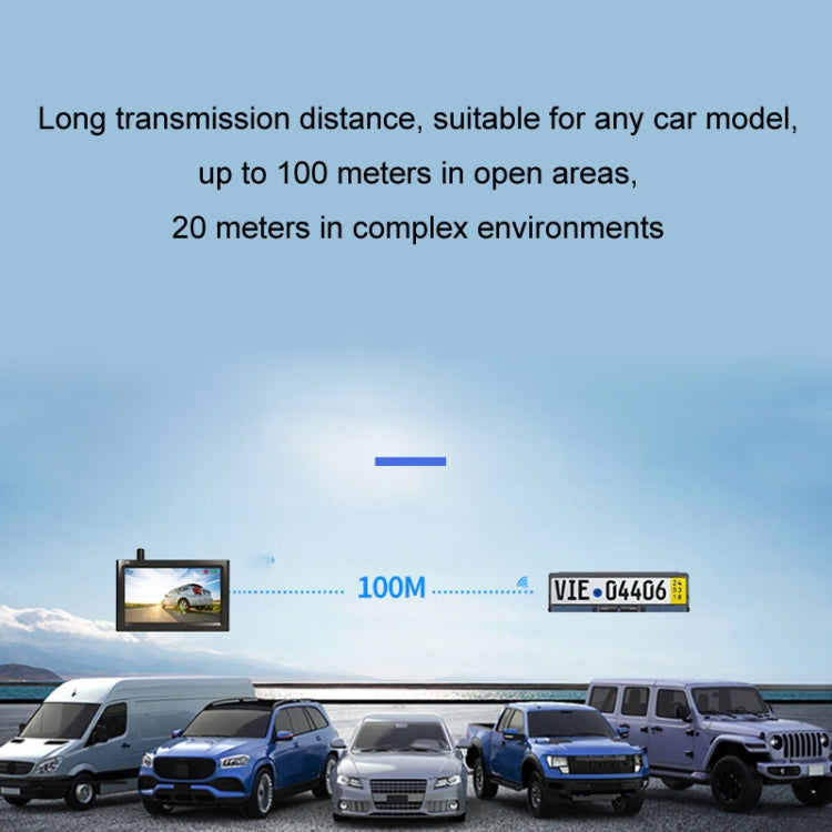 Solar Integrated License Plate Frame Vehicle Camera Wireless Reversing Display, RC03 Solar Integrated License Plate Frame Vehicle Camera Wireless Reversing Display, RC03